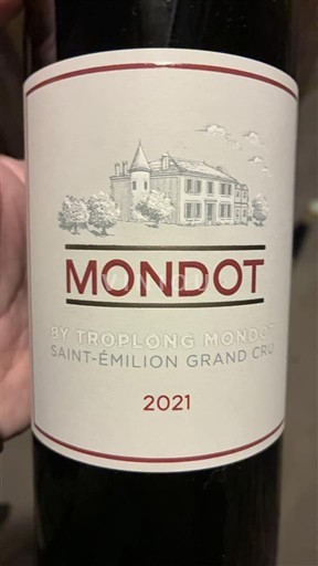 Bordeaux Saint-Émilion Grand Cru Grand Cru Troplong Mondot Mondot 2021
