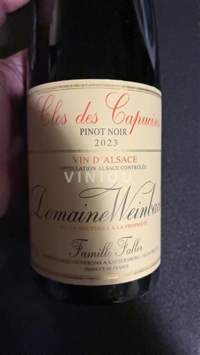 Alzacija Domaine Weinbach Clos des Capucins Pinot Noir 2023