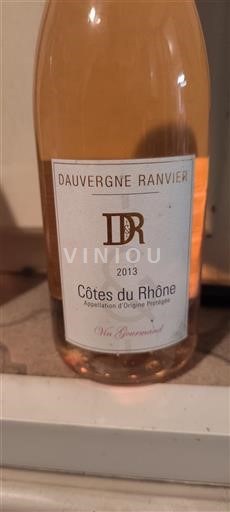 Rhônedalen Côtes du Rhône Dauvergne Ranvier Vin Gourmand 2013