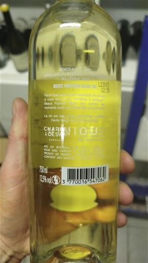 Bordeaux Ni doloceno Charmes Aces Neleten.