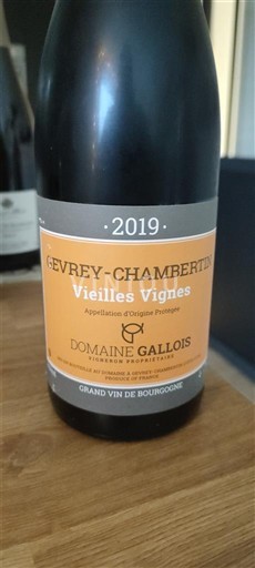 Borgogna Gevrey-Chambertin Domaine Gallois Vieilles Vignes 2019
