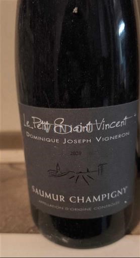 Dolina Loare Saumur-champigny Le Petit Saint Vincent 2020