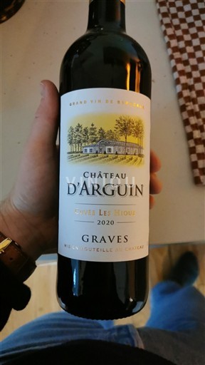Burdeos Graves Château Arguin Les Houes 2020