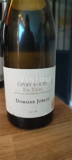 Bourgogne Givry Premier Cru Domaine Joblot En Veau 2018