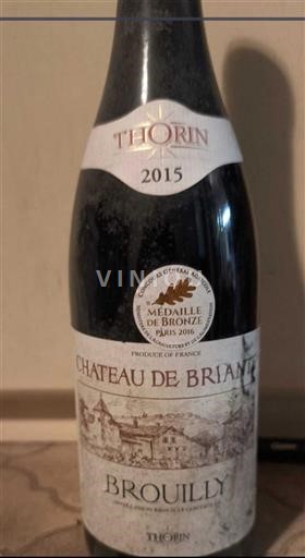 Beaujolais Brouilly Château Briante 2015
