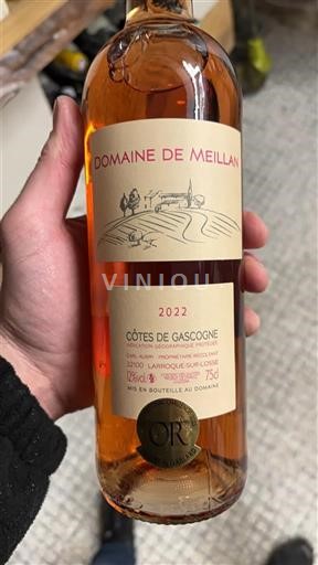 Sydvestfrankrig Côtes de Gascogne Domaine Meillan 2022