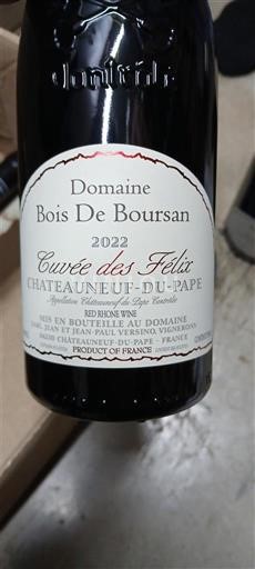 Valle del Ródano Châteauneuf-du-Pape. Domaine Bois De Boursan des Félix 2022