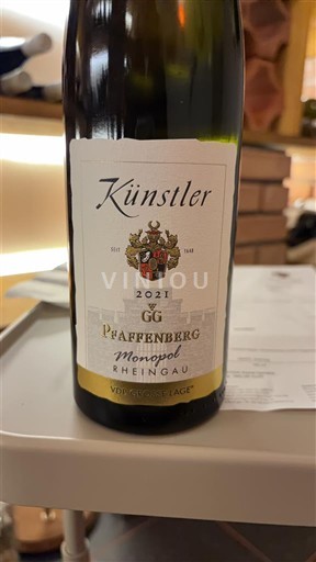 Rheingau Künstler Pfaffenberg Monopol GG 2021