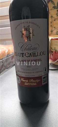 Burdeos Lalande-de-Pomerol Château Haut-Caillou Prestige 2022
