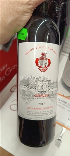 Bordeaux Graves Château Stayat La Graves Cadet 2017