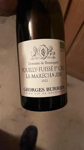 Borgoña No especificado Premier Cru Domaine Beauregard La Maréchaude 2022