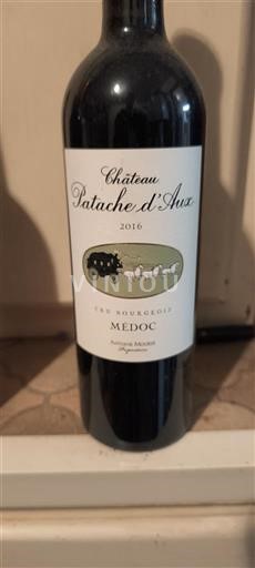 Bordeaux Médoc Château Patache d'Aux Les Bourgeois 2016