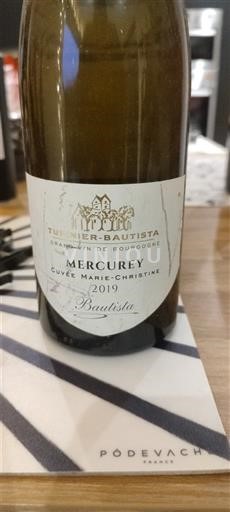 Burgundija Mercurey Tunnier-Bautista Marie-Christine 2019