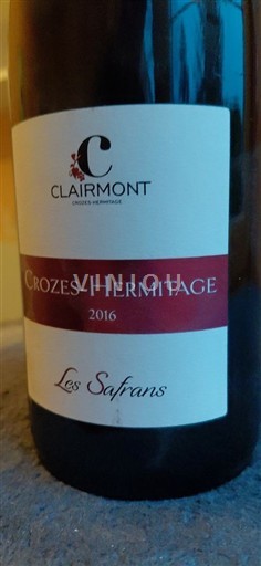 Rona dolina Crozes-hermitage Clairmont Les Safrans 2016