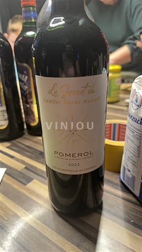Bordeaux Pomerol Château Franc Maillet Le Secret du 2022