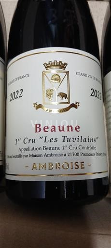 Borgoña No especificado Premier Cru Maison Ambroise 1er Cru Les Tuvilains 2022