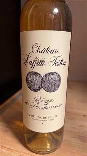 Sudoeste Pacherenc-du-vic-bilh Château Laffitte-Teston Rêve d'Automne Sin añada