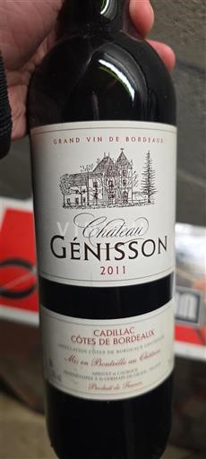 Bordeaux Cadillac-Côtes-de-Bordeaux Château Génisson 2011