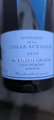 Thung lũng sông Loire Montlouis-sur-Loire Domaine La Taille aux Loups Clos de Mosny 2019