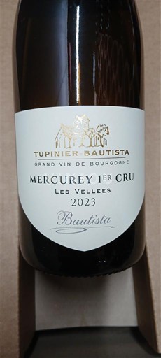 Burgundija Mercurey Premier Cru Tupinier Bautista Les Vellees Bautista 2023
