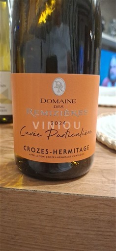 Rhône Valley Crozes-Hermitage Domaine S Remizières Particulière 2024