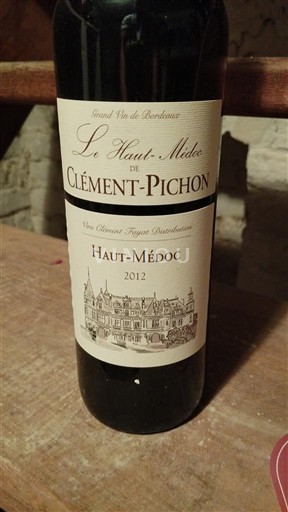 Bordeaux Haut-Médoc Clément-Pichon Le Haut-Médoc de Clément-Pichon 2012