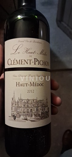 Bordeaux Haut-Médoc Clément-Pichon Le Haut-Médoc de Clément-Pichon 2012