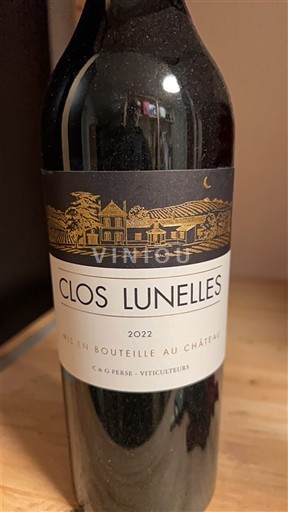 Bordeaux Castillon-côtes-de-bordeaux Clos Lunelles 2022
