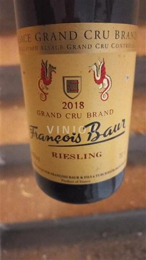 Alsazia Non specificato Grand Cru François Baur 2018