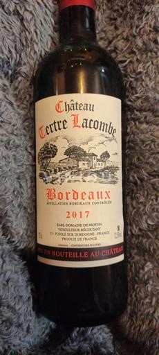 Bordeaux Château Tertre Lacombe 2017