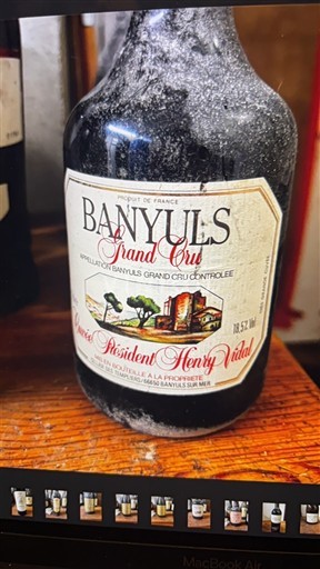 Roussillon Banyuls Grand Cru Président Henry Vidal 2000