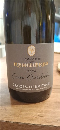 Rhône Valley Crozes-Hermitage Domaine S Remizières Christophe 2024