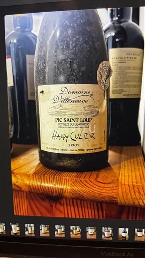 Languedoc Pic-saint-loup Domaine Villeneuve Happy Culteur 2007