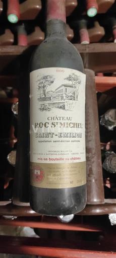 Bordeaux Saint-Émilion Château Roc Saint-Michel 1986