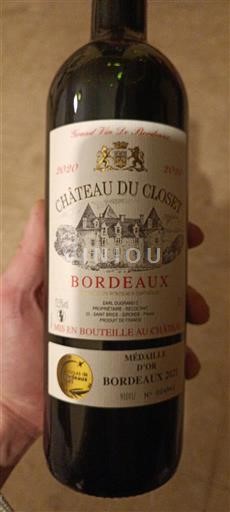 Burdeos Bordeaux Château Closet 2020