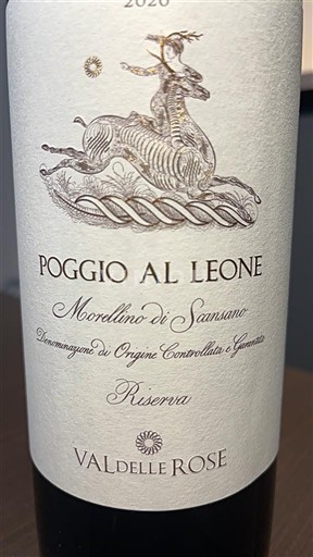 Tuscan Wines Morellino di Scansano Val delle Rose Poggio al Leone 2020