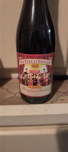 Beaujolais Beaujolais Nouveau Le Père La Grolle Le Grigou 2023