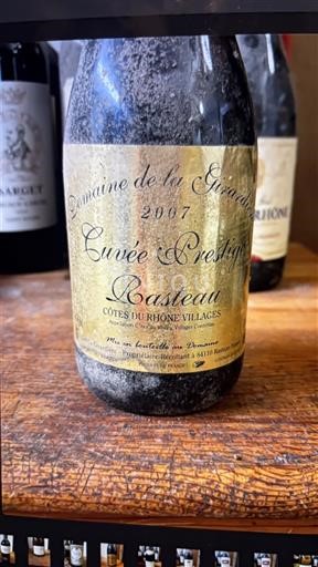 Údolí Rhôny Rasteau Domaine La Girardière Prestige 2007