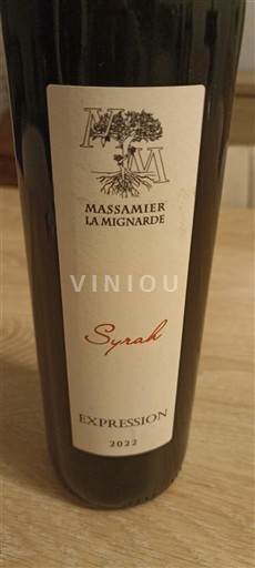 Langvedok Minervois Massamier La Mignarde Expression Syrah 2022