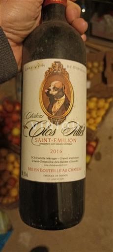 Bordeaux Saint-Émilion Château Clos Tillet 2016