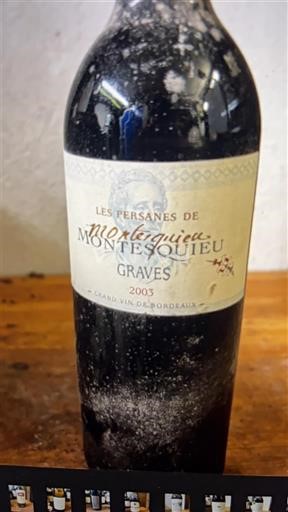 Bordeaux Graves Montesquieu Les Persanes de Montesquieu 2003