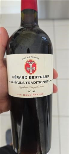 Roussillon Banyuls Gérard Bertrand Banyuls Traditionnel 2016