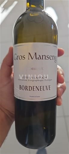 Sudoeste Côtes de Gascogne Bordeneuve Gros Manseng Sin añada