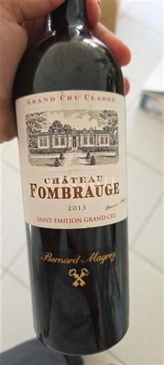 Bordeaux Saint-Émilion Grand Cru Grand Cru Classé Château Fombrauge 2013
