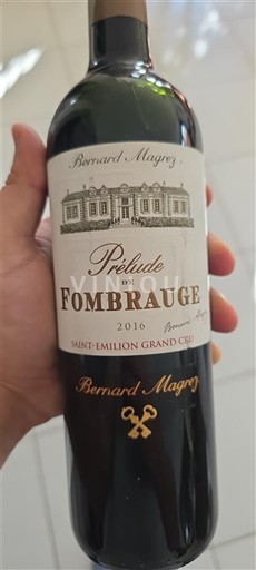 Bordeaux Saint-Émilion Grand Cru Grand Cru Château Fombrauge Prélude de Fombrauge 2016