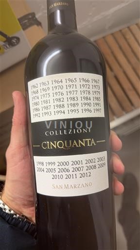 Puglia Không được chỉ định San Marzano Collezione Cinquanta 2018