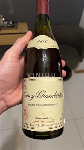 Borgogna Gevrey-Chambertin Cave de Nolay 1986