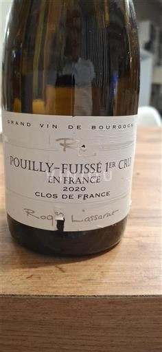 Burgundi Pouilly-fuissé Premier Cru Roger Lassarat Clos de France 2020