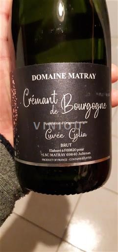 Borgogna Crémant di Borgogna Domaine Matray Célia Senza annata