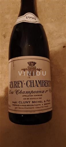 Borgogna Gevrey-Chambertin Premier Cru Cluny Michel & Fils Les Champeaux 1er Cru 1990